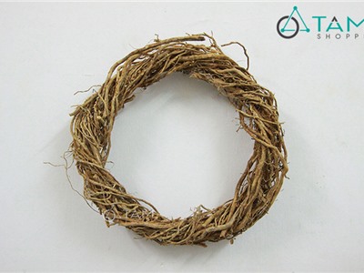 Vòng rễ cây chưa trang trí ĐK 38cm số 13